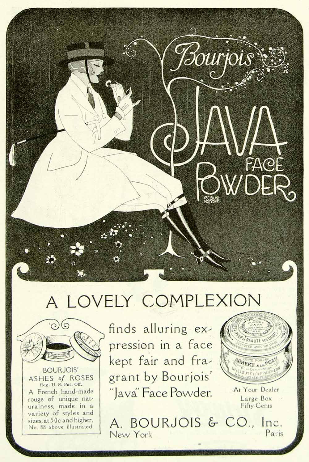 Bourjois : la Poudre de riz de Java en 1879