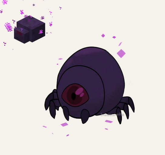 My drawing of a real endermite O.O : r/Minecraft