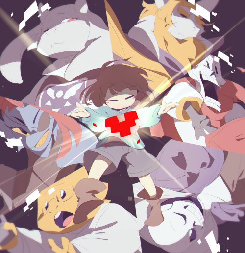 min-play:Maybe, with what little power you have.. You can SAVE something else.  Happy 6th Anniversary, Undertale!  