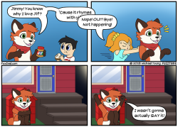 foxdadcomic:    In the Dog House.  Support