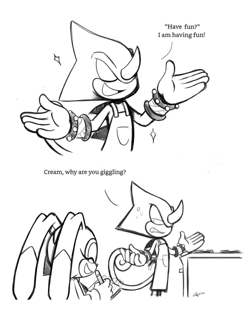 That One Espio Bit From The Sonic Cookbook But I Drew It Because I Love It