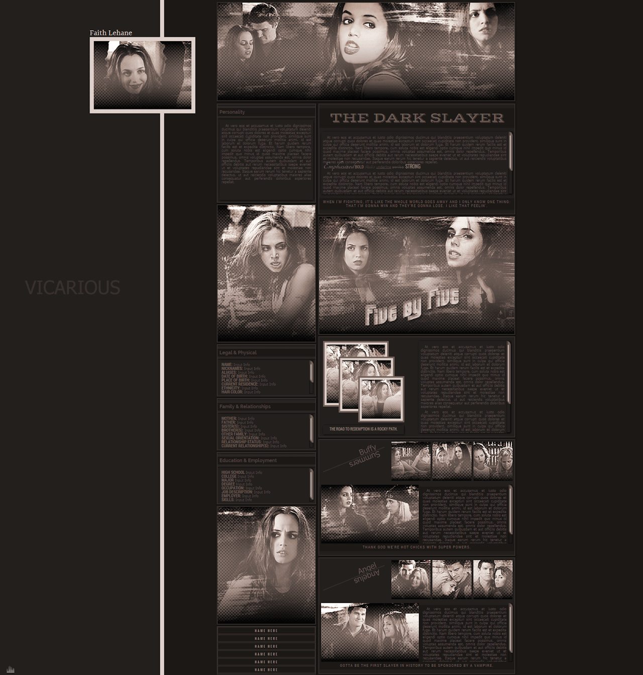 Vicarious Role Play Layouts: Photo