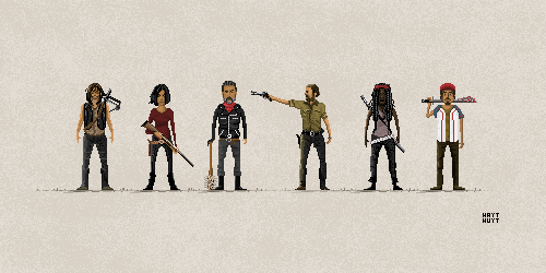 The Walking Dead by @haythuyt