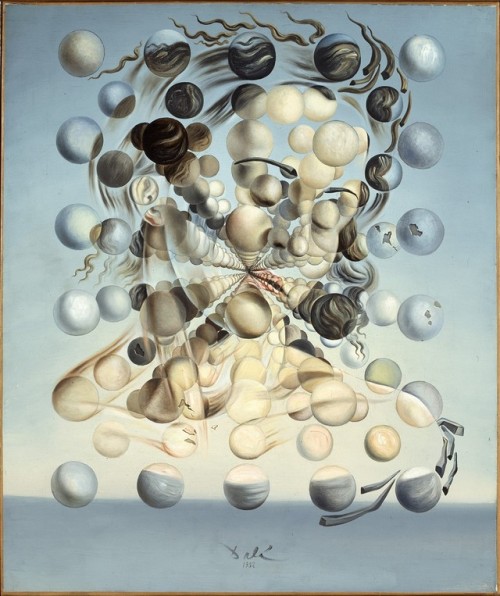 Salvador Dalí, Gala Placidia. Galatea of the Spheres, 1952.