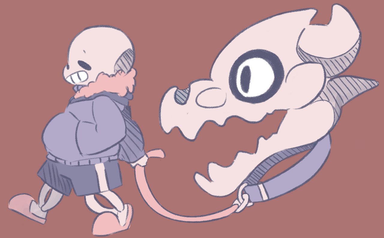 bobabird:  remember to take your giant laser skull for a walk daily! (lovely palette