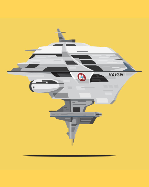 Scott Park Illustration — The Axiom. The flagship of the Buy N Large...