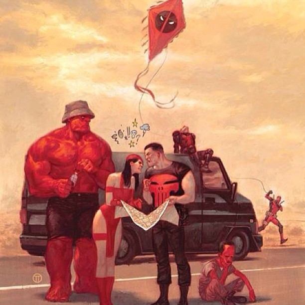 #thunderbolts #redhulk #elektra #thepunisher #venom #deadpool #theleader #marvel