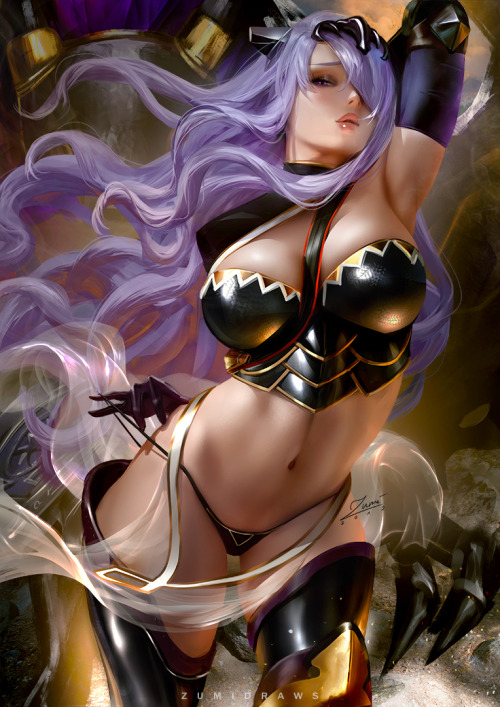 zumidraws:  Camilla from Fire EmblemHigh-res version, nude version, psd and other goodies on Patreon: https://www.patreon.com/zumi