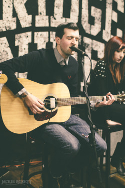 jackierozettphoto:  Alcoa’s secret show tonight at the Bridge 9 office 