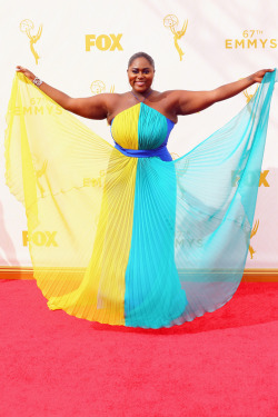 soph-okonedo:  Danielle Brooks attends the 67th Annual Primetime Emmy Awards at Microsoft Theater on September 20, 2015 in Los Angeles, California   