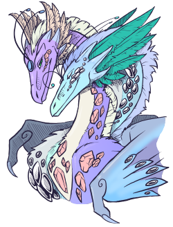 snappdragoon:  Another dragon commission! 