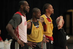 nba:  LeBron James, Dwyane Wade and Michael