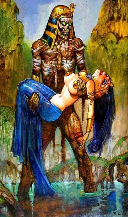 creamurjeans:The Mummy ~ Simon Bisley  Mum Ra