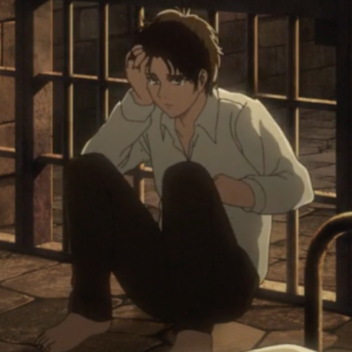 reblog-your-eren: eren (he sits)