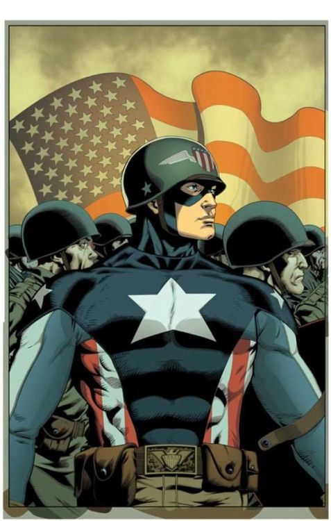 failed-mad-scientist:Captain America - Evan “Doc” Shaner