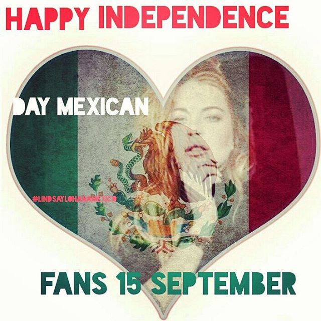 Lindsaylohanamexico Official Fanclub On Tumblr Happy Independence Day