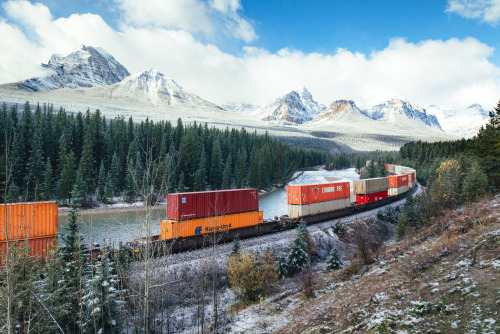 brianfulda:  First snow in the Canadian Rockies.Banff and Jasper National Parks, Alberta, Canada. October 2016.