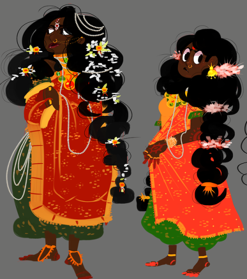 (Concept art: Hindu Project)In my Hindu project based on the reincarnation of Hindu God and Goddess 