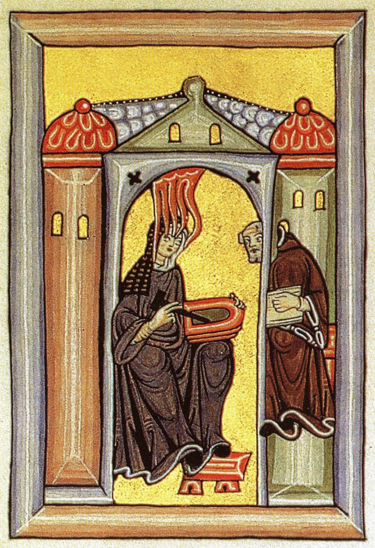 worldhistorys:  World History: Hildegard of BingenHildegard of Bingen (1098 – 1179),