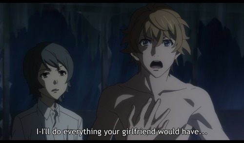 Scenes from the twist in the Samurai Flamenco impressive finale in which our one true hero Goto-san 