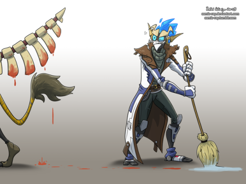 I Just Mopped Up Here!! By Comic-Ray