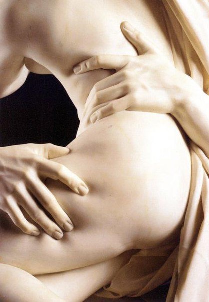 vintagepales2:  The Rape of Proserpina by Italian artist Gian Lorenzo Bernini ( Galleria Borghese, Rome) It depicts the Abduction of Proserpina, where Proserpina is seized and taken to the underworld by the god Pluto. 