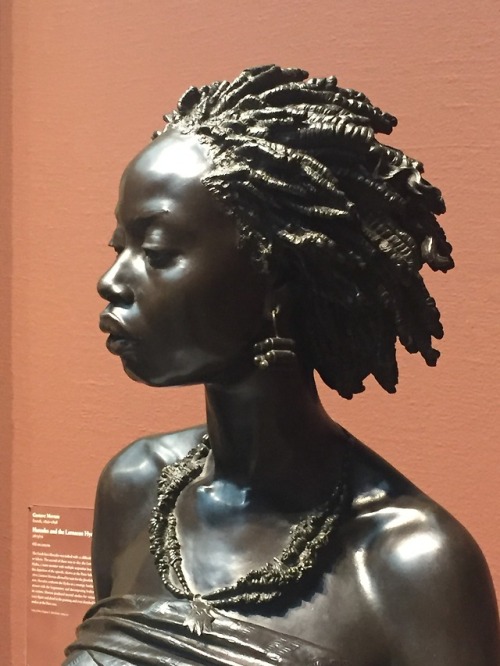 Charles-Henri-Joseph Cardier, French, 1827-1905Bust of an African Woman, 1851, Bronze