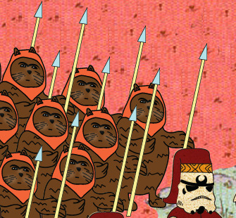 tiefighters:  Ottoman Style Star Wars Motif Created by Murat Palta