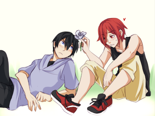 sexuallyfrustratedshark: He loves me… He loves me not…? [He loves you, Rin. Just wait 