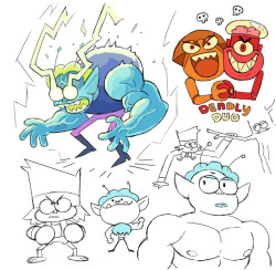 ok-ko:  insidematthieu:  OK KO: let’s be heroes has finally premiered! I’m so looking forward to seeing all the new episodes! * v *  From Key Artist and character designer Matthieu Cousin!  &lt; |D’‘‘‘‘