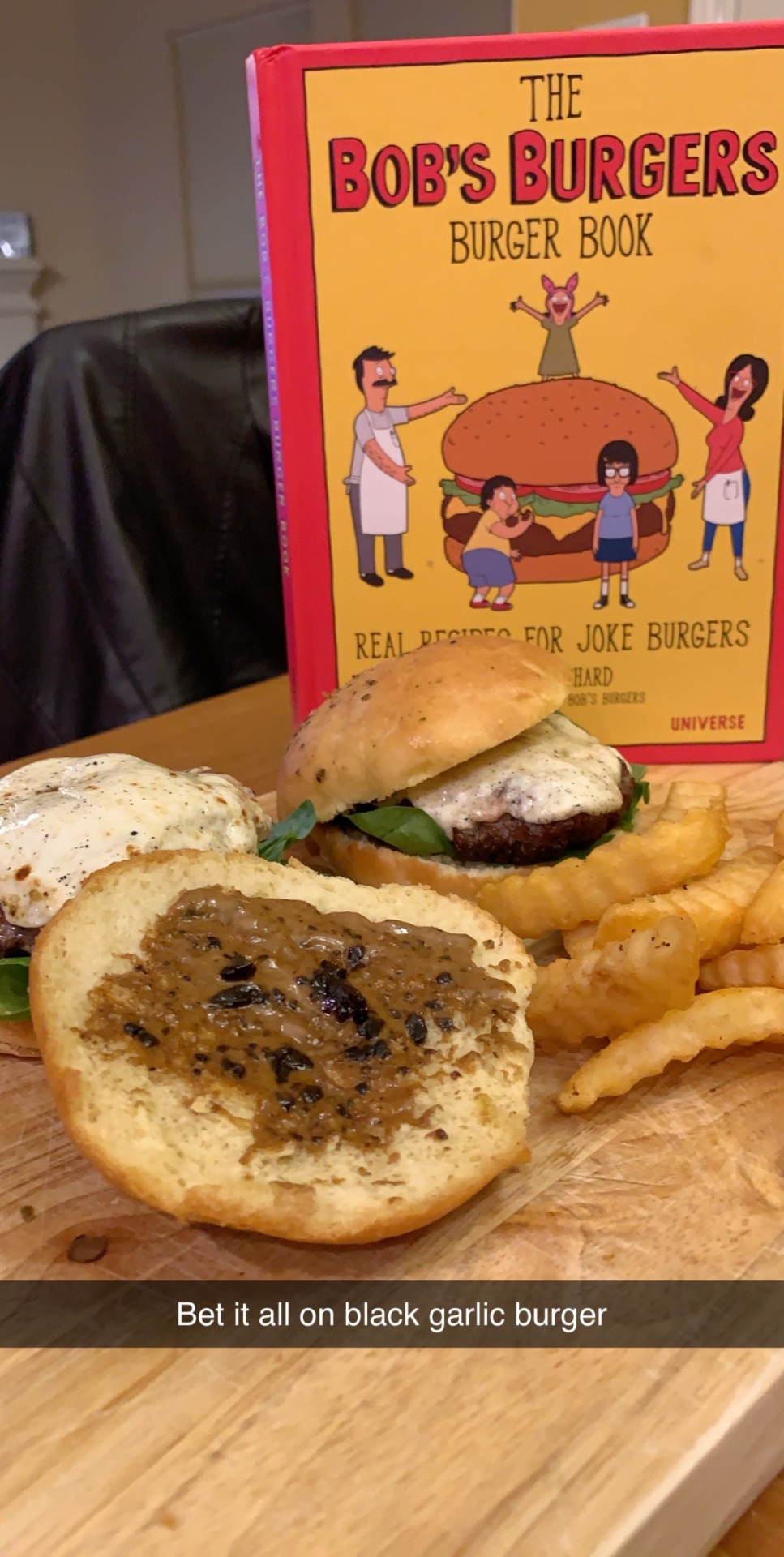 Real Recipes for Joke Burgers The Bob's Burgers Burger Book 