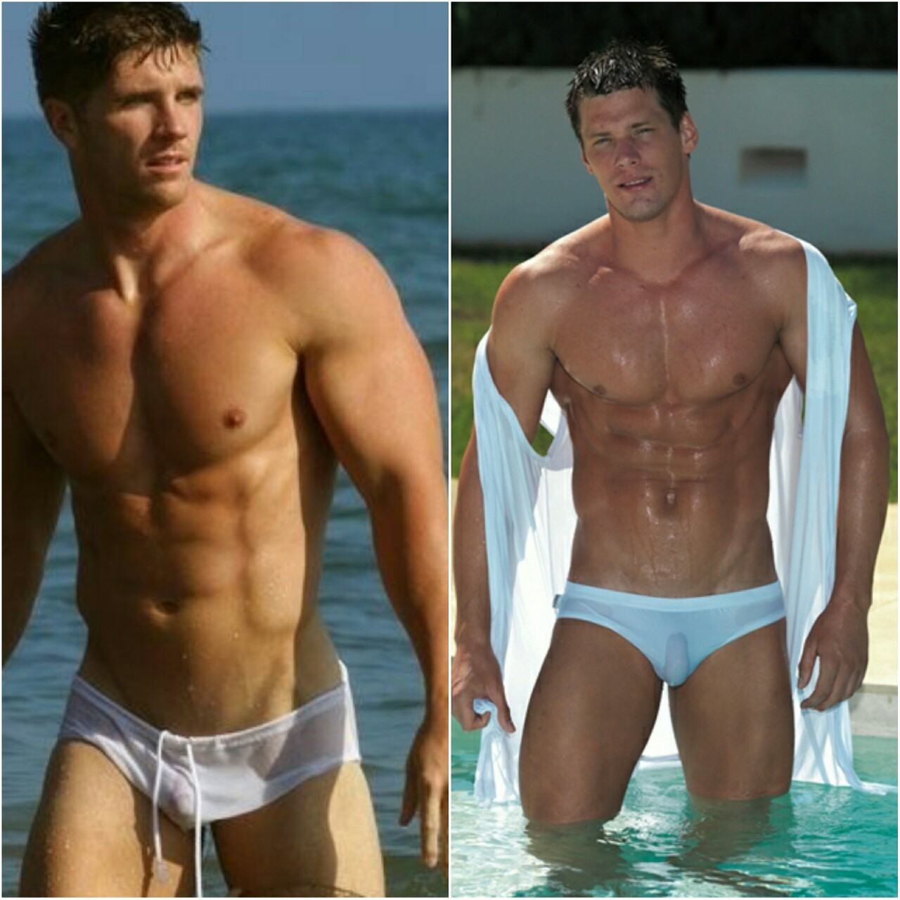 sexysubdad:  Idea for dressing Your sub/slave when You go to the beach. These will