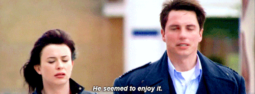 sadqueerboys:best of torchwood → 2.04 | So many species, so little time.#this innuendo though #still