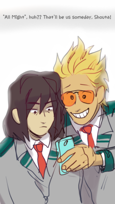 buppers:young mic and aizawa… (its gross bc i drew it on my phone sorry lol)