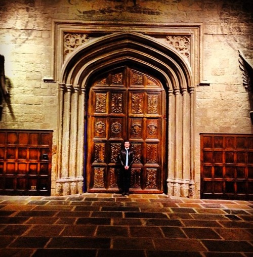 Chris Colfer visiting the set of Downton Abbey and Harry Potter! How can you not love this guy!? For