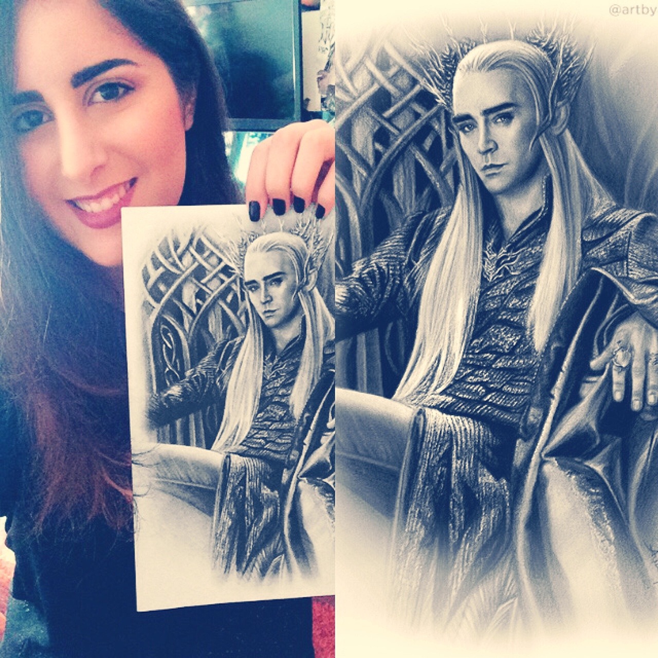 artbyanamendes:  Happy bday #LeePace you beautiful man! You’re such an inspiration