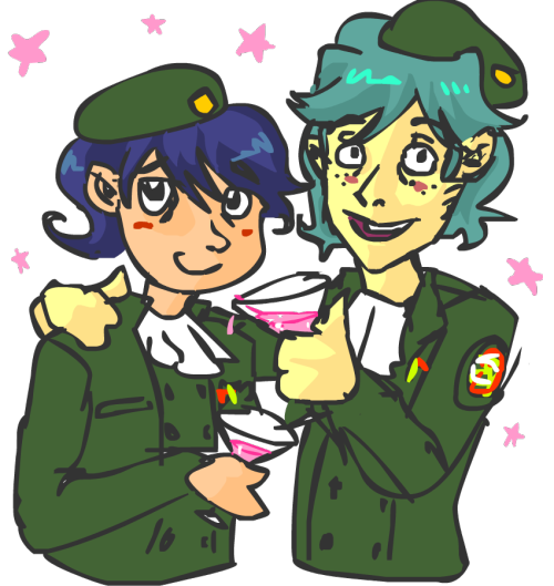 compassionjunkie:space dork kohai and space dork senpai   