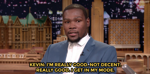 fallontonight:  Kevin Durant doesn’t play as himself in NBA 2K15…