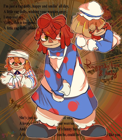 Some Silly Raggedy Ann And Andy Fanart!
