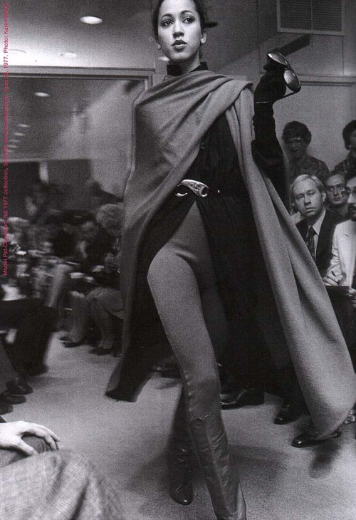 devon-aoki:Pat Cleveland at Halston F/W 1977