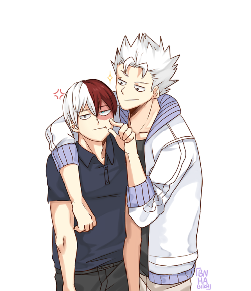 bnha-bitch:    They have the same age gap as me and my brother so i wanna know what their relationship is like!!!  