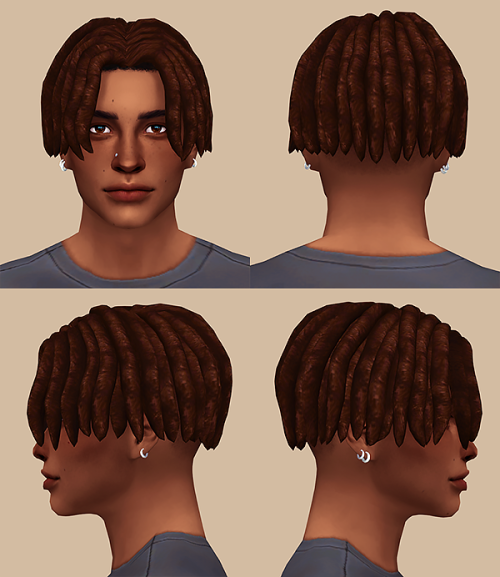 qrqr19:Hair 23 CalciteBoth framesBase Game Compatible24 EA SwatchesHat CompatibleAll LODsVertices : 