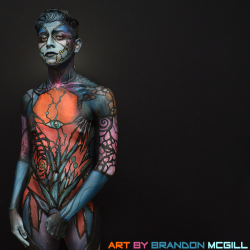 brandonmcgill:  ART BY BRANDON MCGILL SUPER POST!  That’s right, a massive body painting post to share with you all.  The model featured is Anthony M, and my inspiration was aquatic!  Please share this with your friends.  I would love to hear your