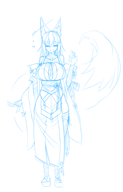 sub-res:  Kiri sketchesI’ve been feeling really shit about art and I’m kind of forcing myself to at least do sketches even if only for the sake of getting some drawing done, so sorry about all the unfinished monochrome stuff lately.