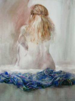 Artbeautypaintings:  Nude Blonde - Jean-Louis Morelle 