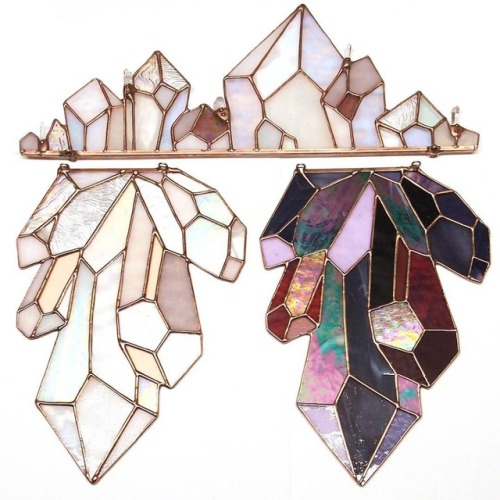 sosuperawesome:Stained Glass Suncatchers, by Neile on Etsy