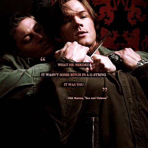 Sam And Dean Both Have Their Stories. But I Always Say That Its About Them Coming Together, Because The