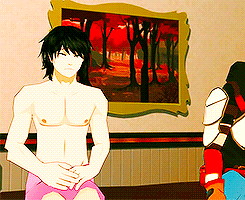 shewhodestroysthelight:   shirtless ren appreciation post  dedicated to zataraszatanna