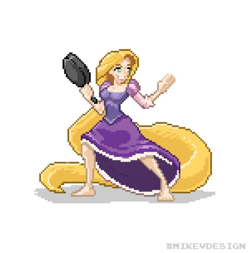 mikevdesign:  Disney Princesses vs. Capcom  I want this to be a thing! X3