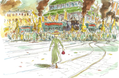 noisylovepatrol:The Art of Howl’s Moving Castle Art Book